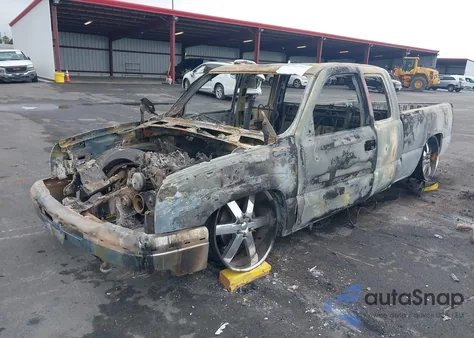 2005 Chevrolet Silverado 1500 Ls из США, поврежденный, VIN 1GCEC19T05Z320227